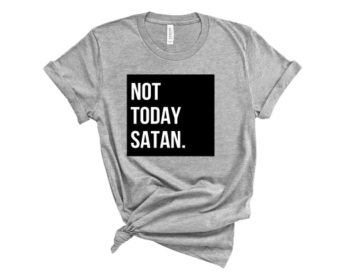 Not Today Satan Short-Sleeve Unisex T-Shirt