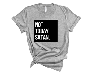 Not Today Satan Short-Sleeve Unisex T-Shirt