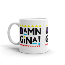 Load image into Gallery viewer, DAMN GINA coffee Mug, Black TV Sitcom Mugs, Funny Mugs