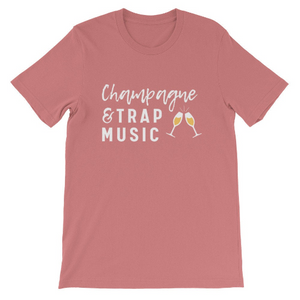 Champagne and Trap Music Unisex Shirt, Brunch shirts, Brunch Apparel