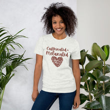 Load image into Gallery viewer, Caffeinated and Melanated Shirt, Coffee Lover Shirt, Melanin poppin shirt, black girls rock, black girl magic shirt, gifts for her, christmas gift