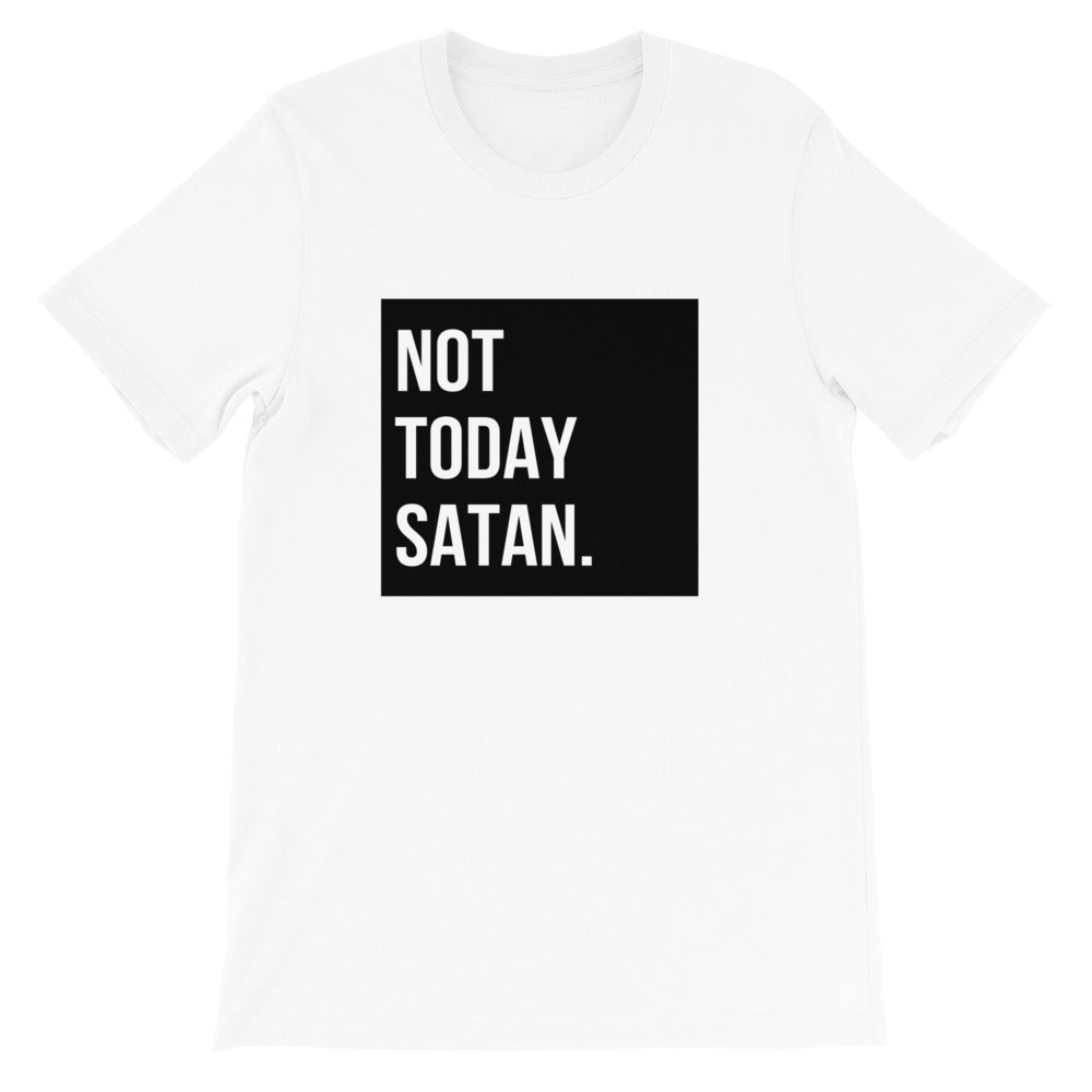 Not Today Satan Short-Sleeve Unisex T-Shirt