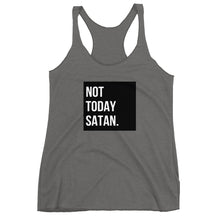 Load image into Gallery viewer, Not Today Satan Women&#39;s Racerback Tank, Funny Tank-Tops, Not Today Shirt