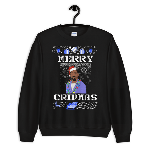 Snoop Dog Unisex Sweatshirt, Snoop Christmas Sweater, Crip Sweater, Crips