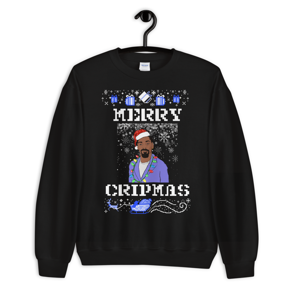 Snoop Dog Unisex Sweatshirt, Snoop Christmas Sweater, Crip Sweater, Crips