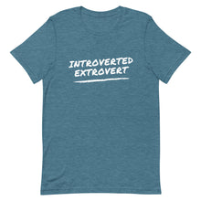 Load image into Gallery viewer, Introverted Extrovert, Introvert Shirt, Extrovert shirt, For the awkward, awkward memes